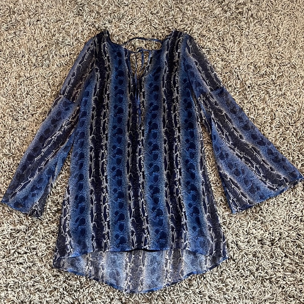Flowy Dress with Open Back